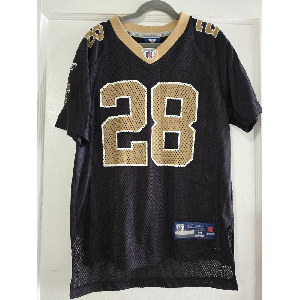New Orleans Saints Mark Ingram #28 Reebok NFL Onfield Black Jersey Youth M(10/12